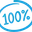 100%